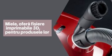 Miele, producător de electrocasnice, oferă o gamă largă de accesorii imprimabile 3D