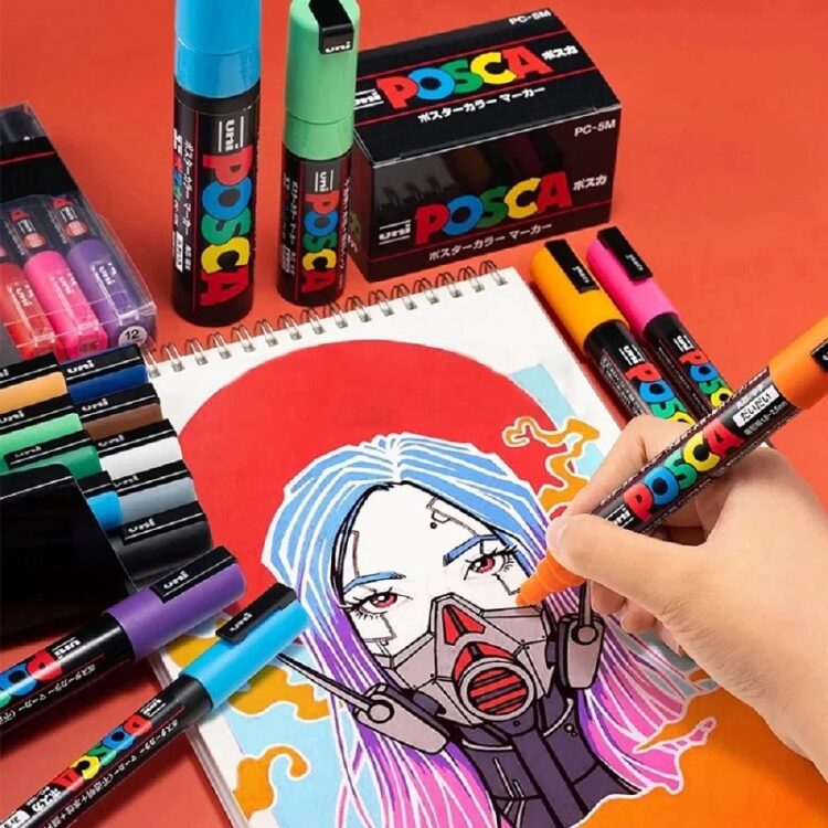Sfaturi pentru utilizarea markerelor POSCA ca un profesionist
